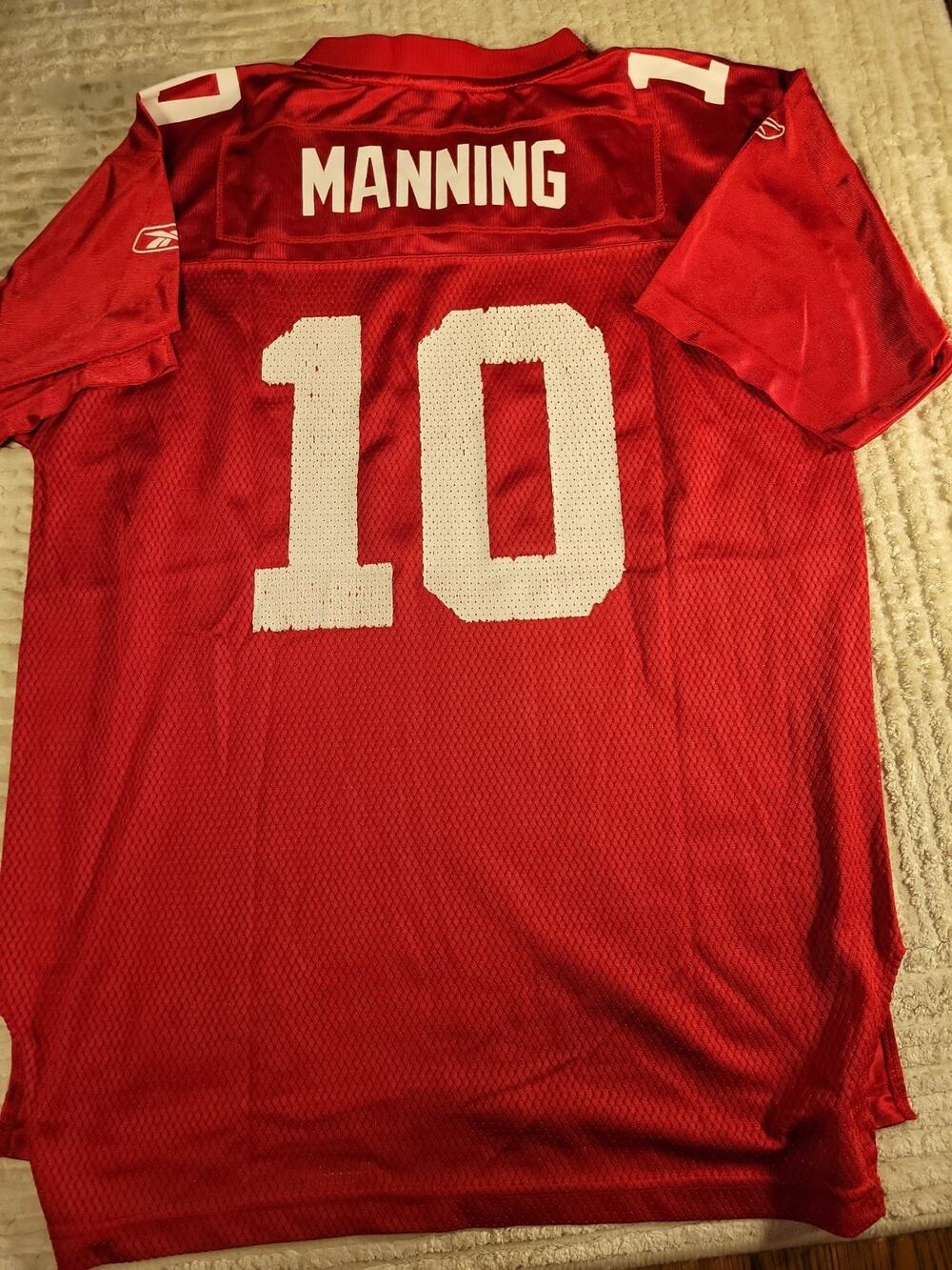Reebok Eli Manning New York Giants Football Jersey Youth XL 18-20 Boys kids
